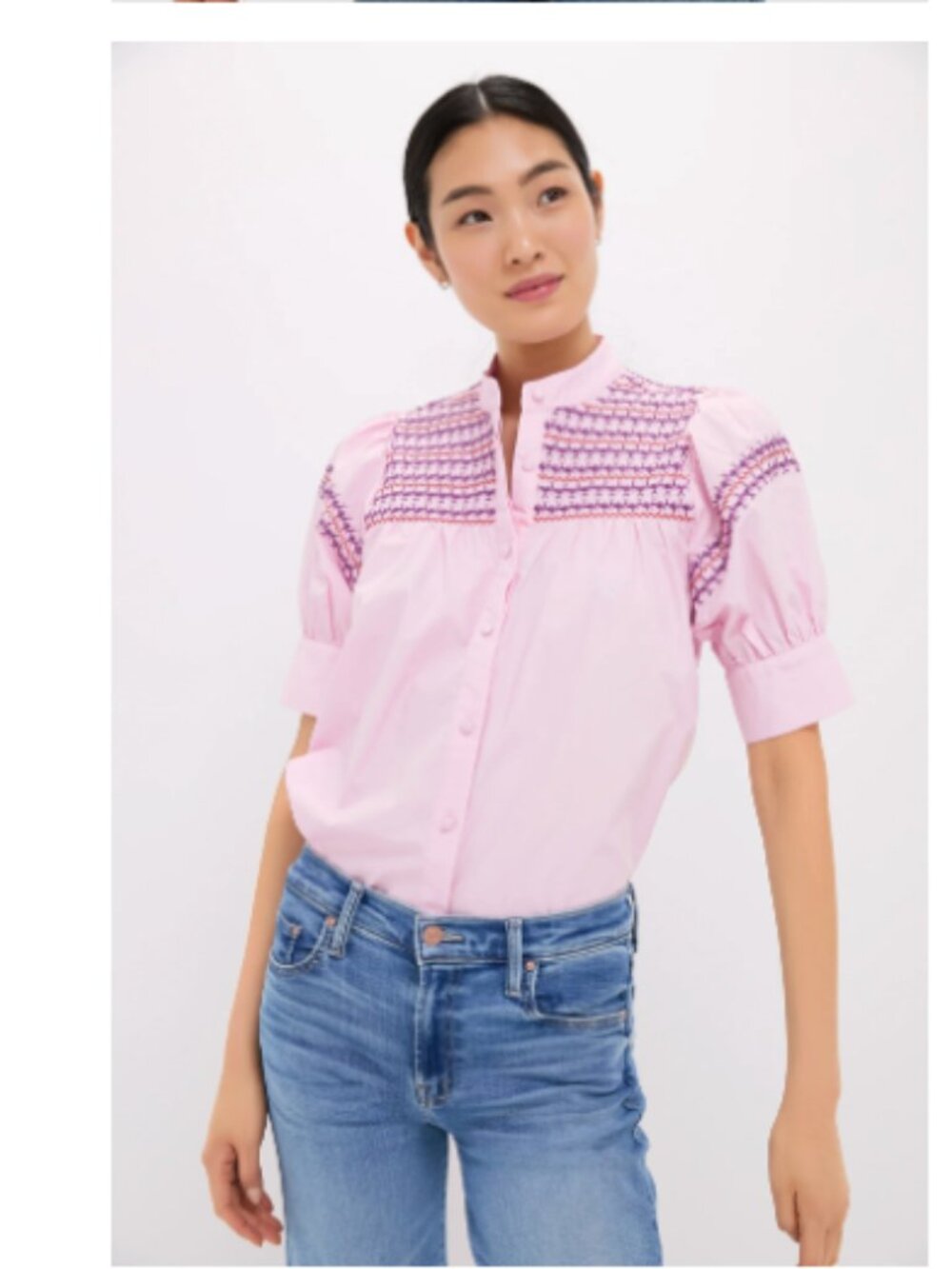 The Shirt by Rachel Behrens Fondant Pink Saylor Shirt NWT Size M